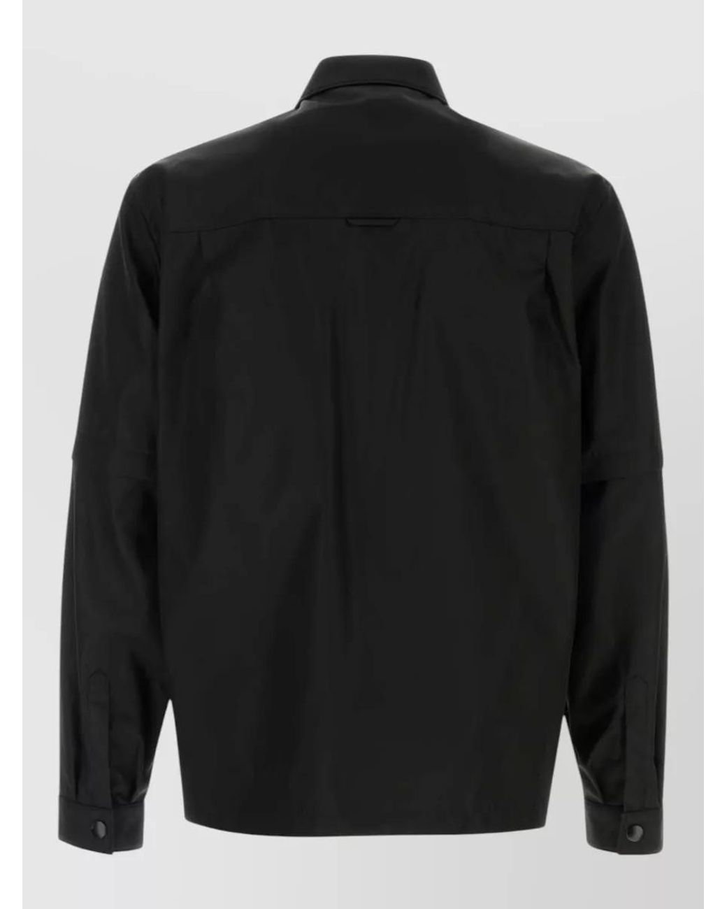 Prada Black Recycled Polyamide Shirt Jacket for men