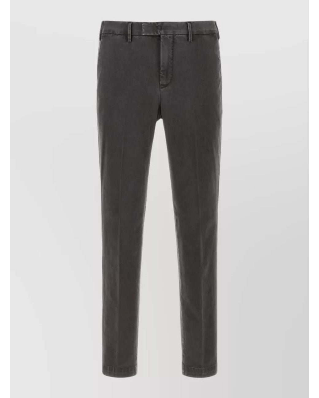 PT Torino Gray Straight-Leg Jeans for men