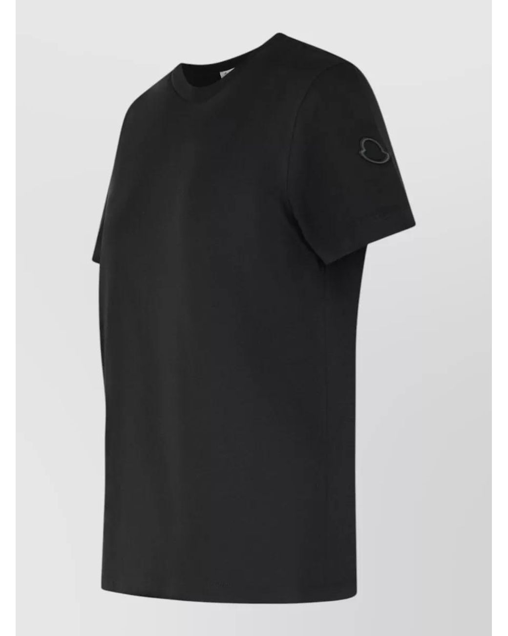 Moncler Black Cotton T-Shirt