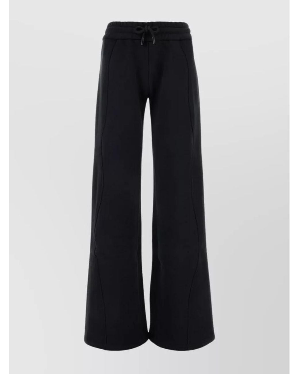 Off-White c/o Virgil Abloh Blue Cotton Wide-Leg Joggers