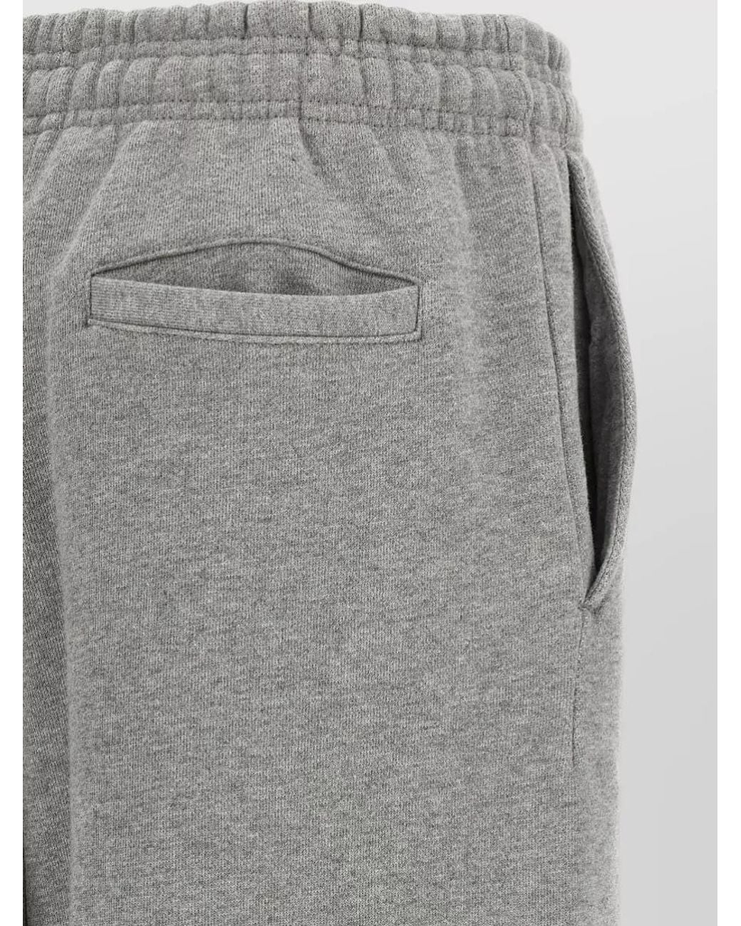 Entire studios Gray Cotton Wide-Leg Low-Rise Sweatpants