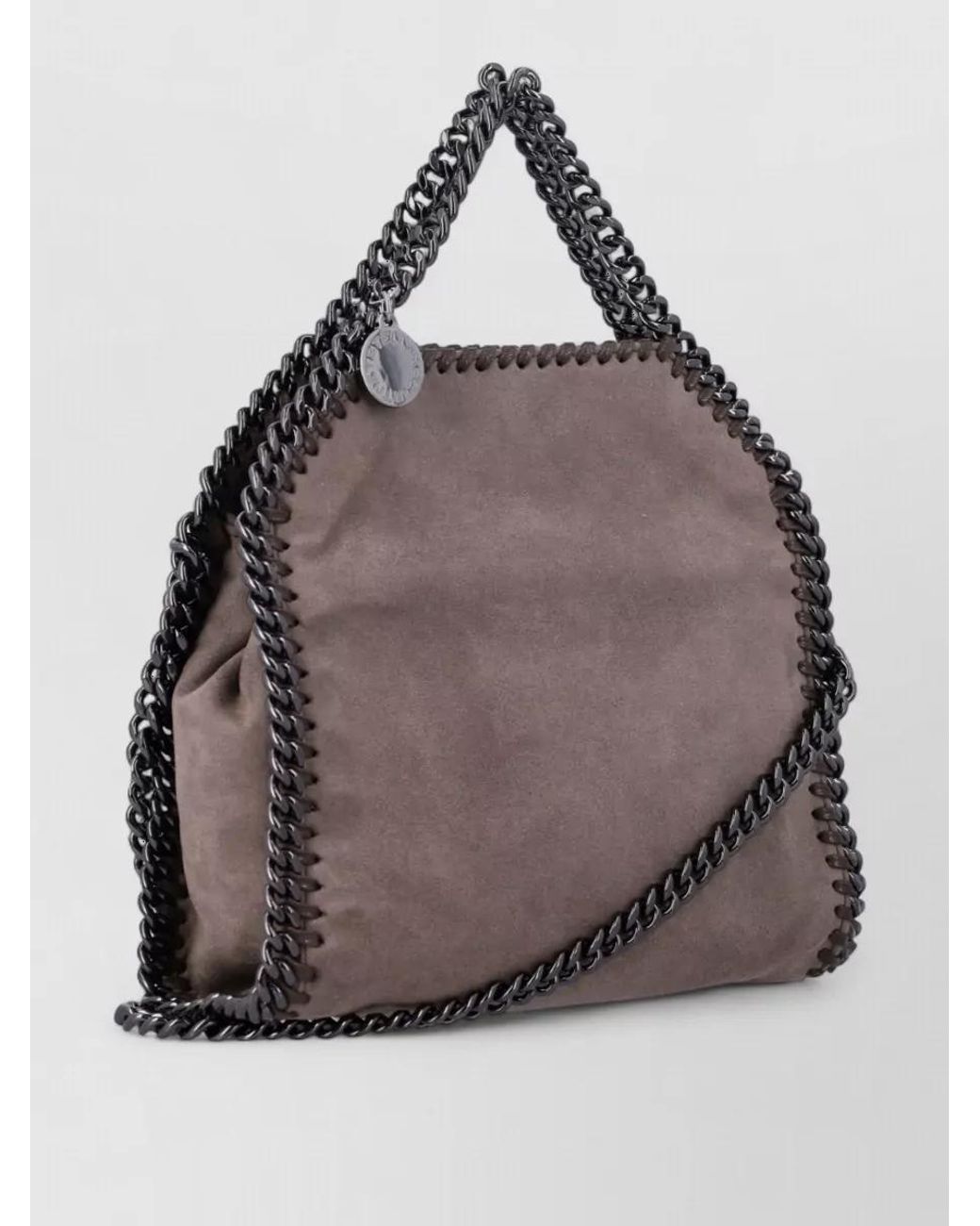 Stella McCartney Gray Falabella Tiny Shoulder Bag