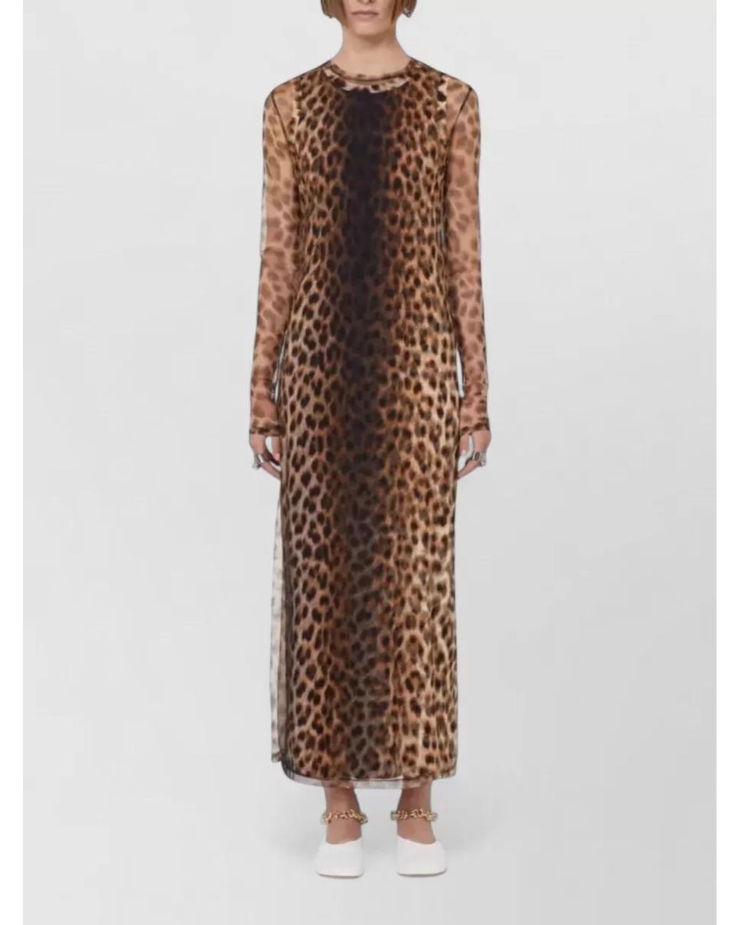 Sportmax Natural Esordio Sleeveless Midi Dress