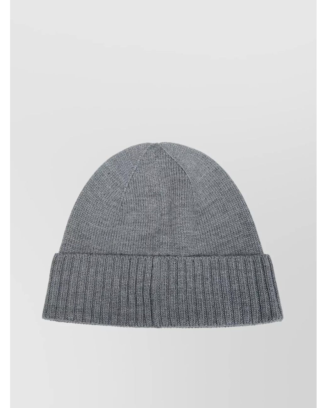 Polo Ralph Lauren Gray Knit Beanie Ribbed Cuff for men
