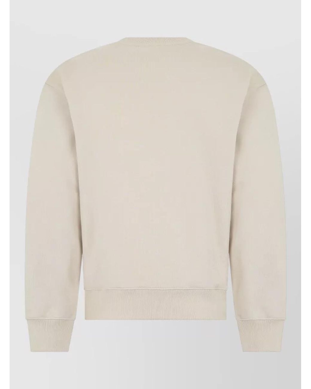Maison Kitsuné Natural Cotton Logo-Print Sweatshirt for men
