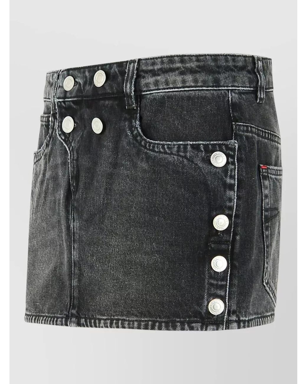 Isabel Marant Black Denim Mini Skirt