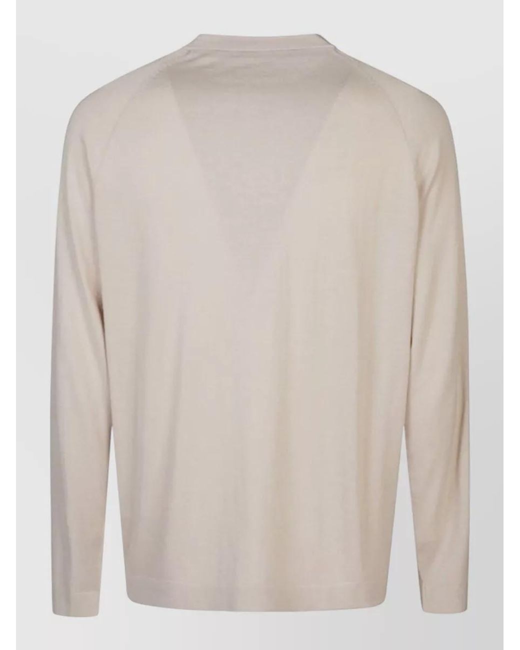 Original Vintage White Silk Cotton Jumper for men