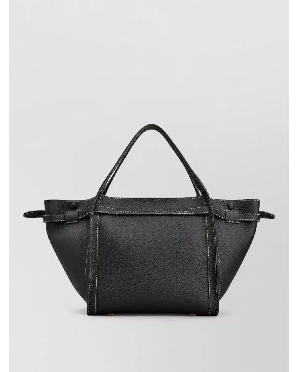 Tod's Black T Timeless Small Leather Tote Bag