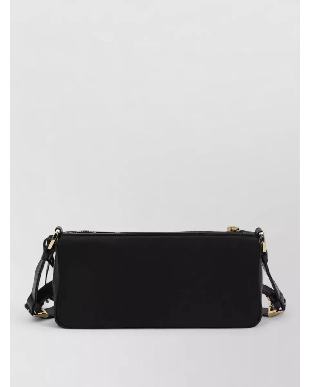 Prada Black Na Leather Cross-Body Bag
