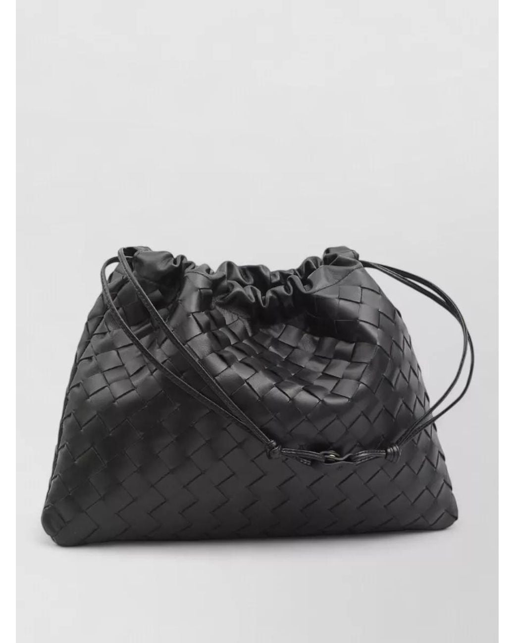 Bottega Veneta Black The Pouch Calfskin Mini Bag