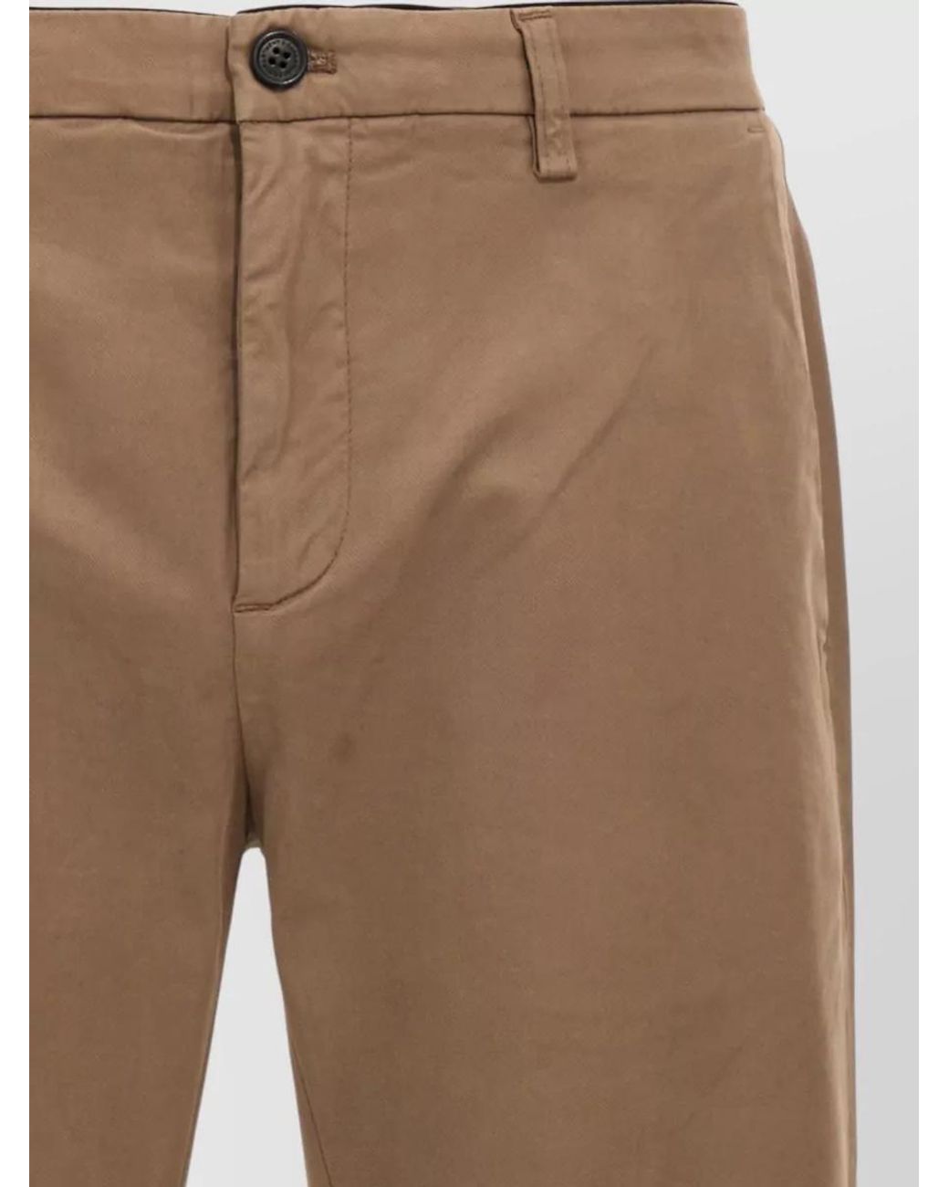Department 5 Natural Cotton-Blend Straight-Leg Trousers for men
