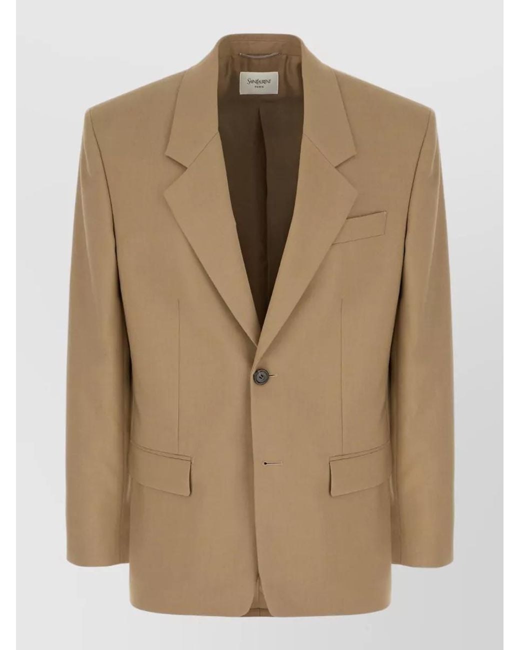 Saint Laurent Natural Wool Blazer for men