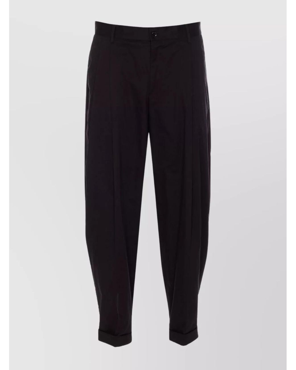 Dolce & Gabbana Blue Wide-Leg Tailored Trousers for men
