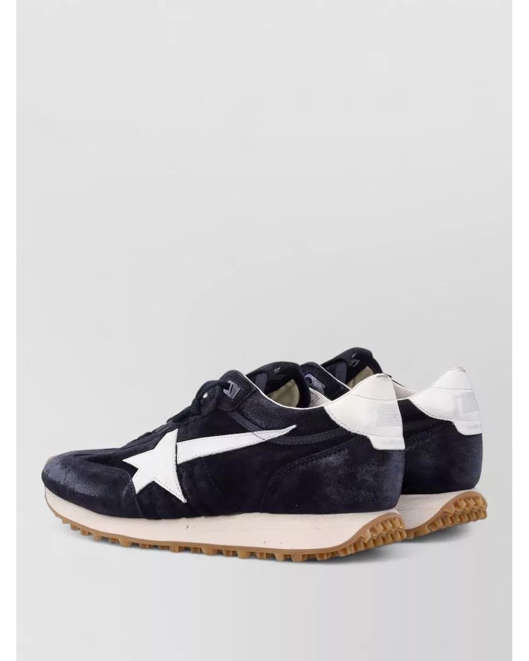 Golden Goose Deluxe Brand Blue Leather Low-Top Sneakers for men