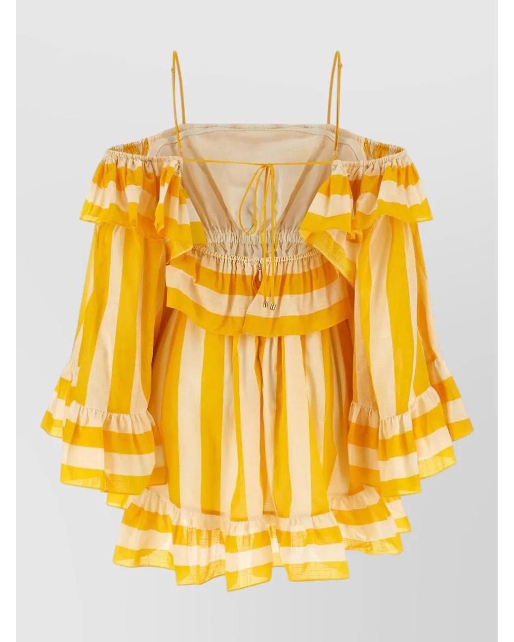 Zimmermann Yellow Short Dresses