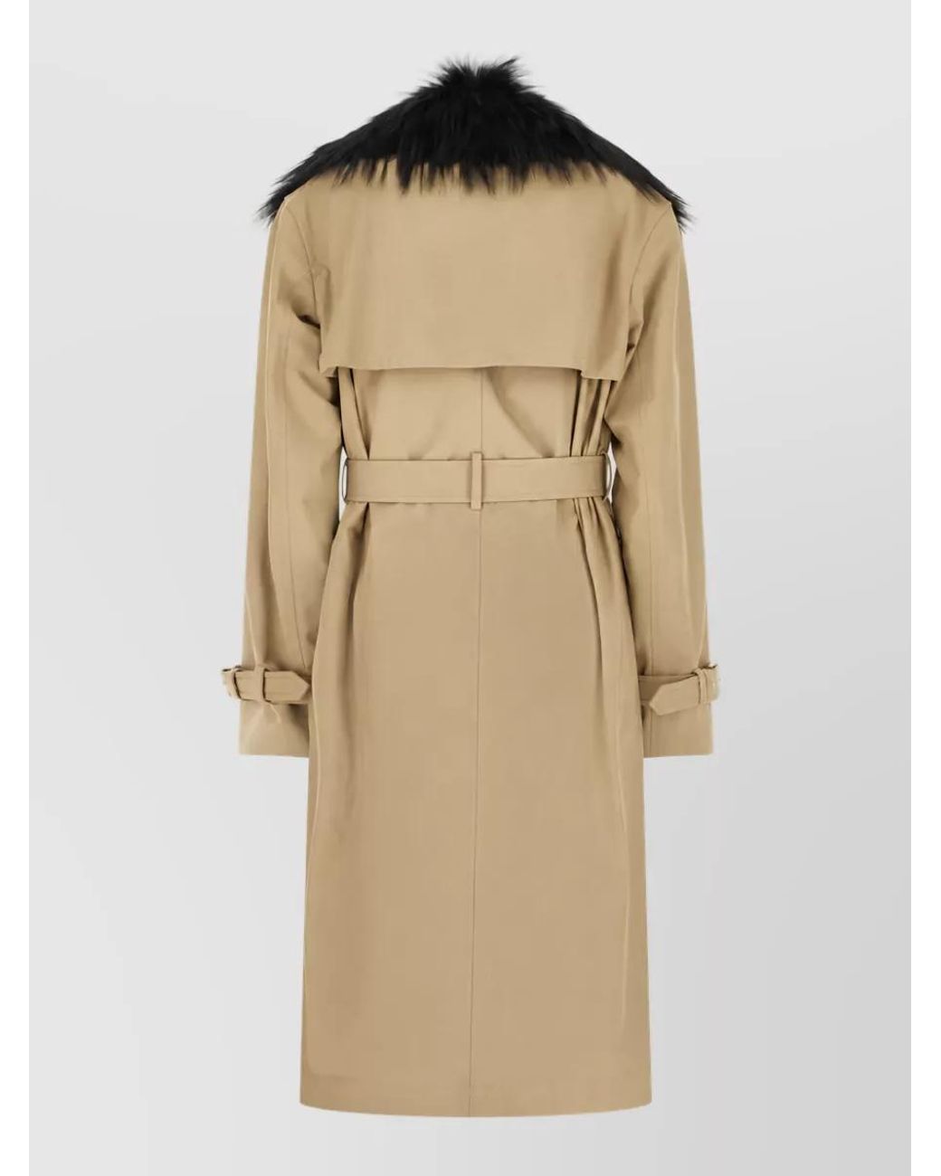 Fendi Natural Cotton Trench Coat