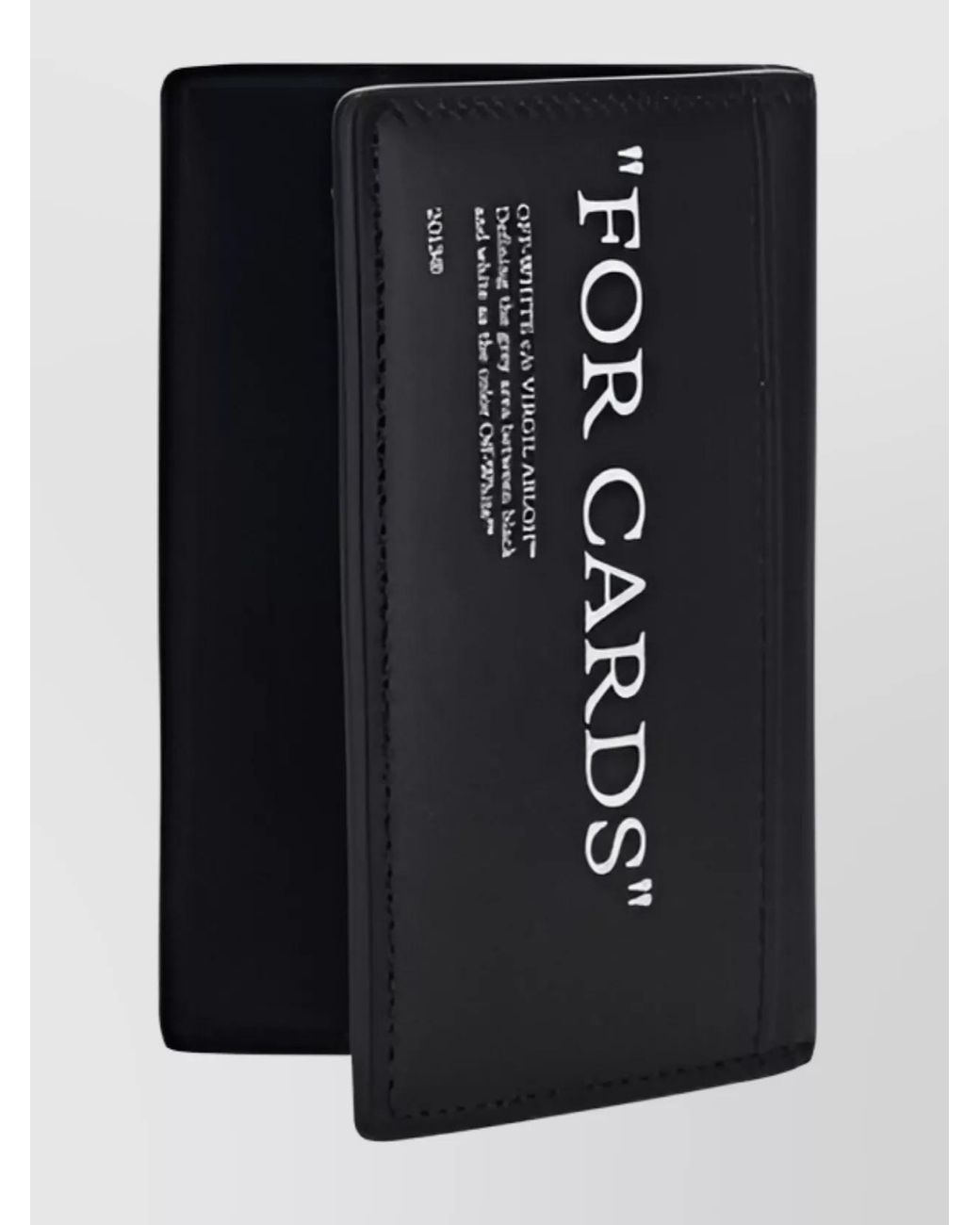 Off-White c/o Virgil Abloh Black Leather Documents Holder for men