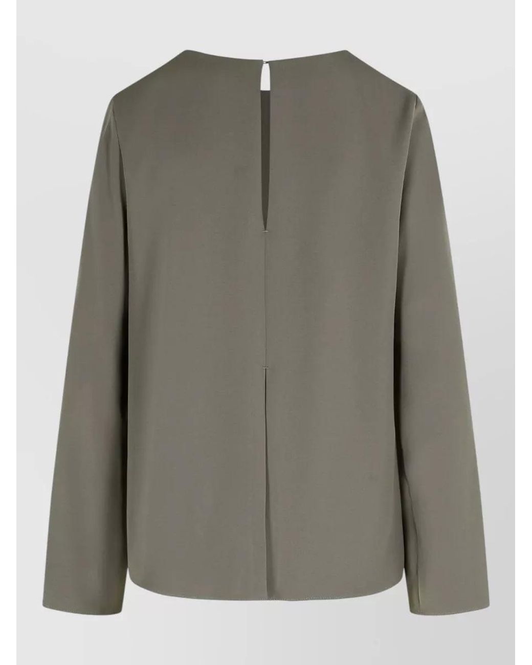P.A.R.O.S.H. Gray Polyester Blouse