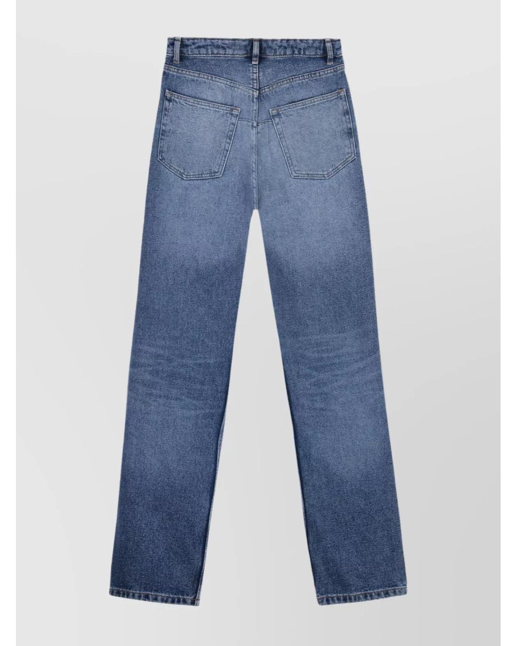 A.P.C. Blue Denim Straight-Leg Jeans