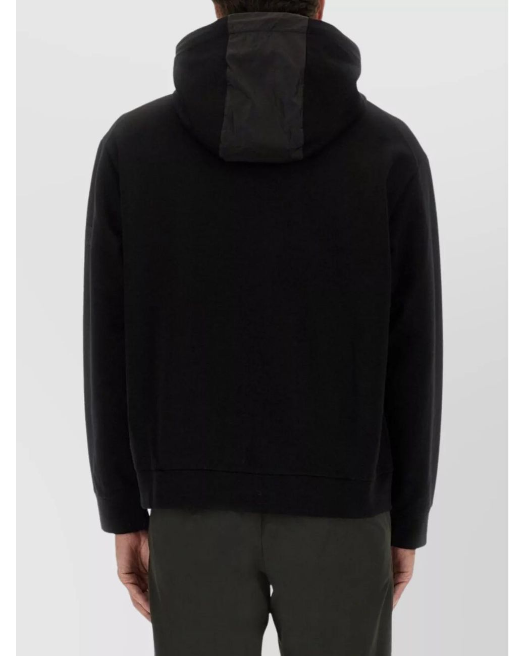 Premiata Black Cotton Zip Hoodie for men
