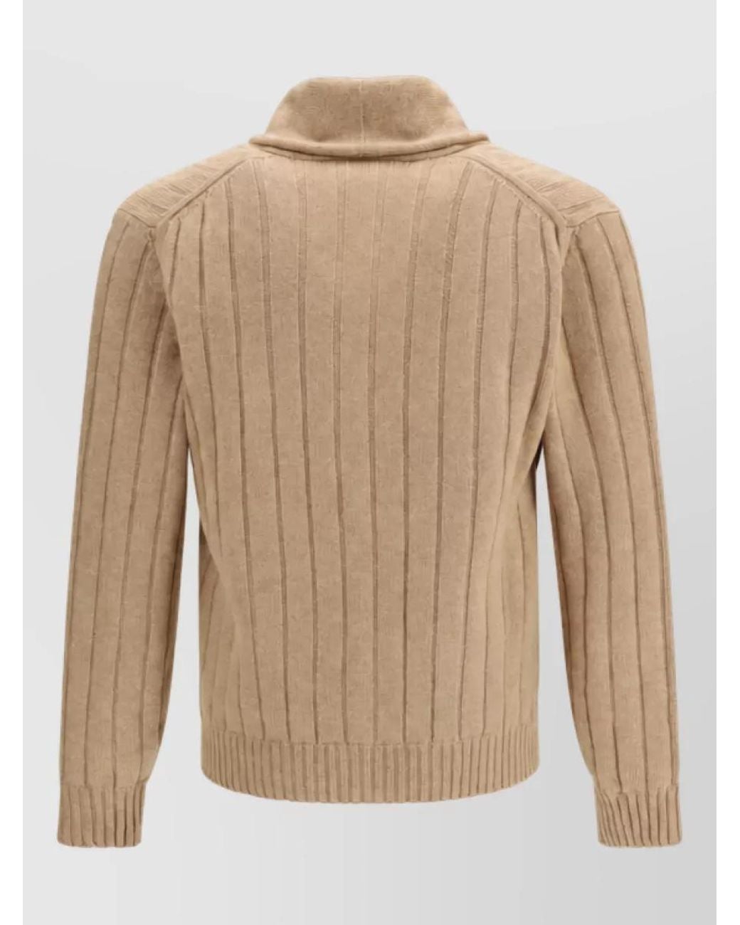 Brunello Cucinelli Natural Cashmere Cardigan for men