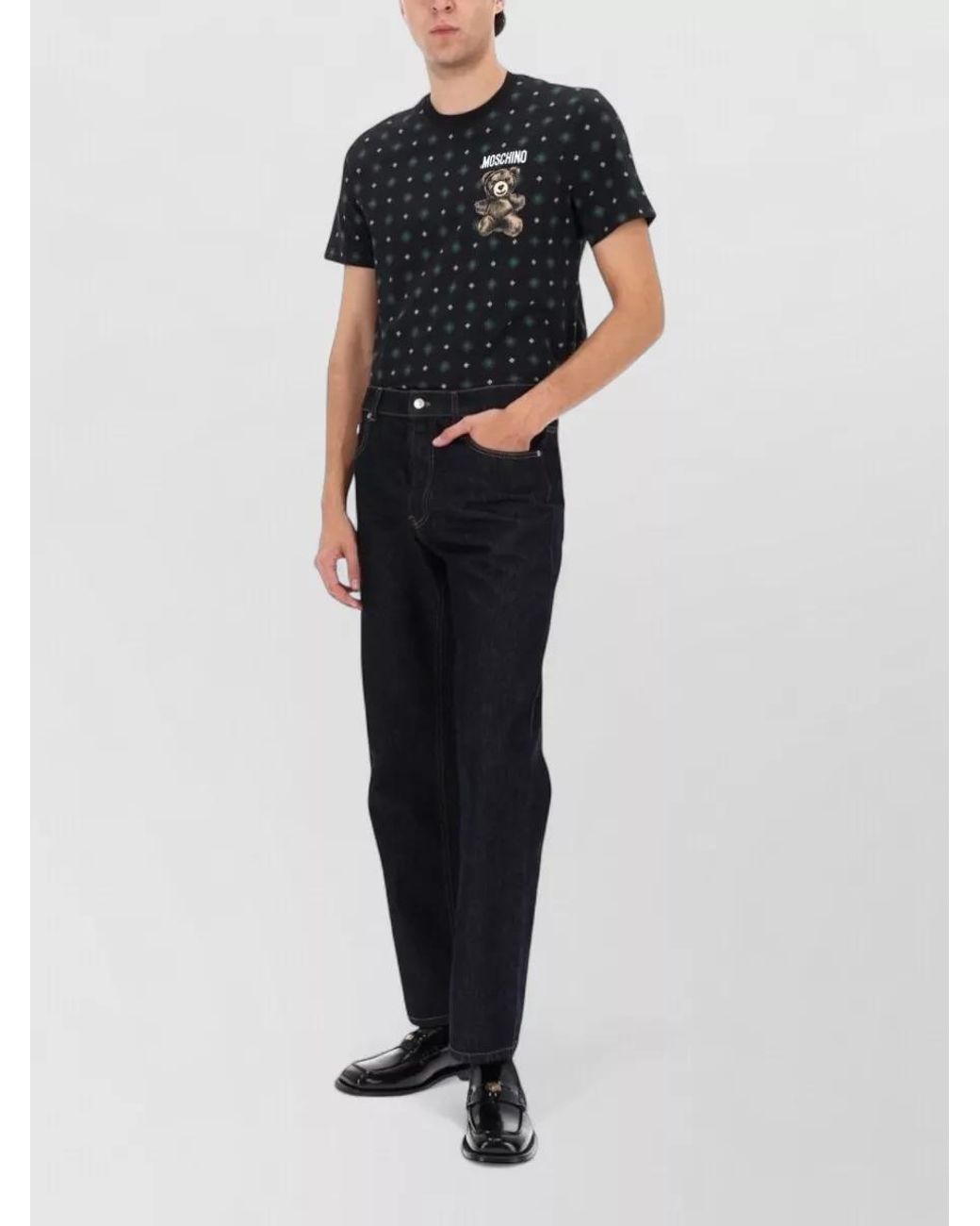 Moschino Black Logo T-Shirt for men