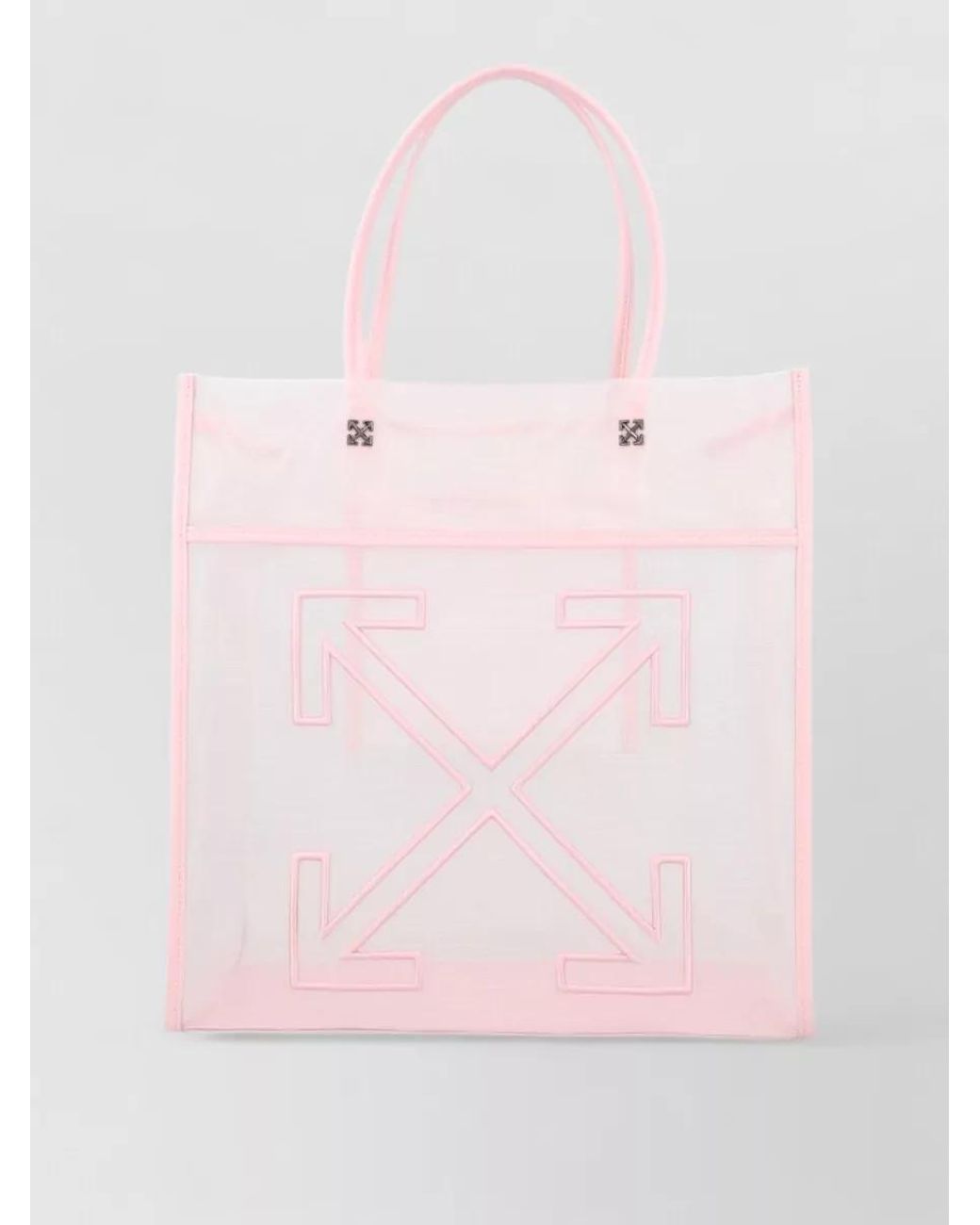 Off-White c/o Virgil Abloh Pink Market Tote Bag
