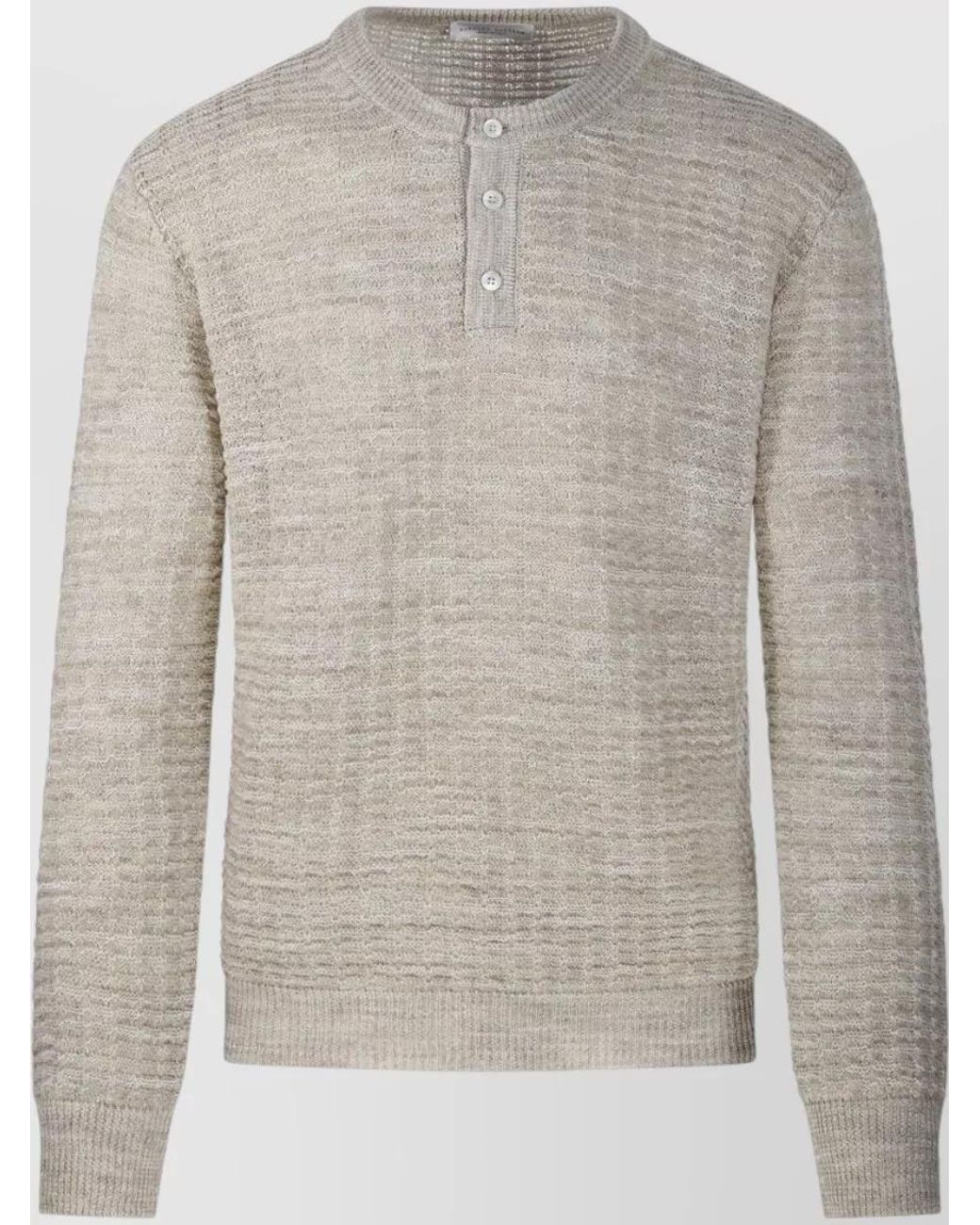 Roberto Collina Gray Fine-Knit Tank Top for men