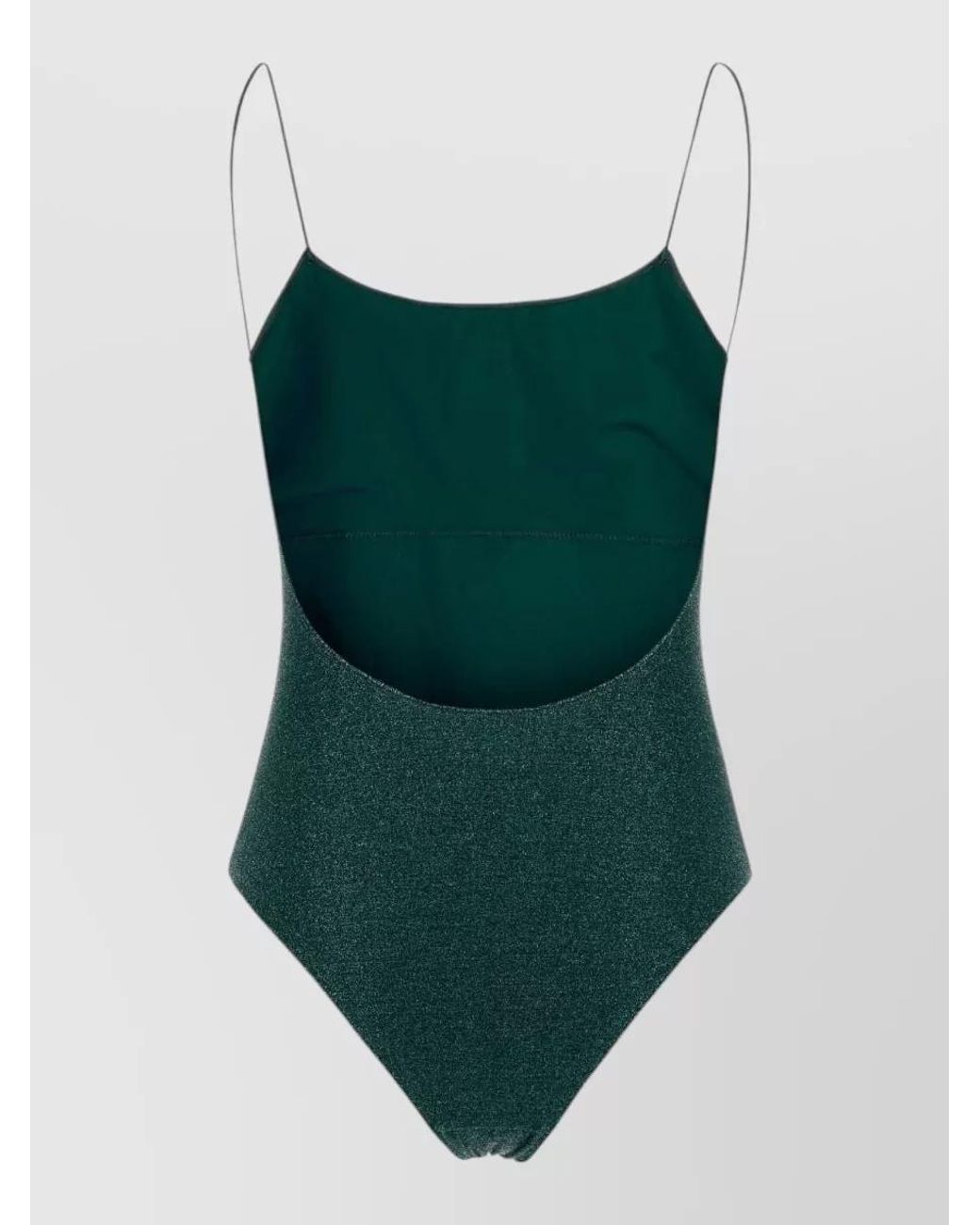 Oseree Green Metallic Swimsuit