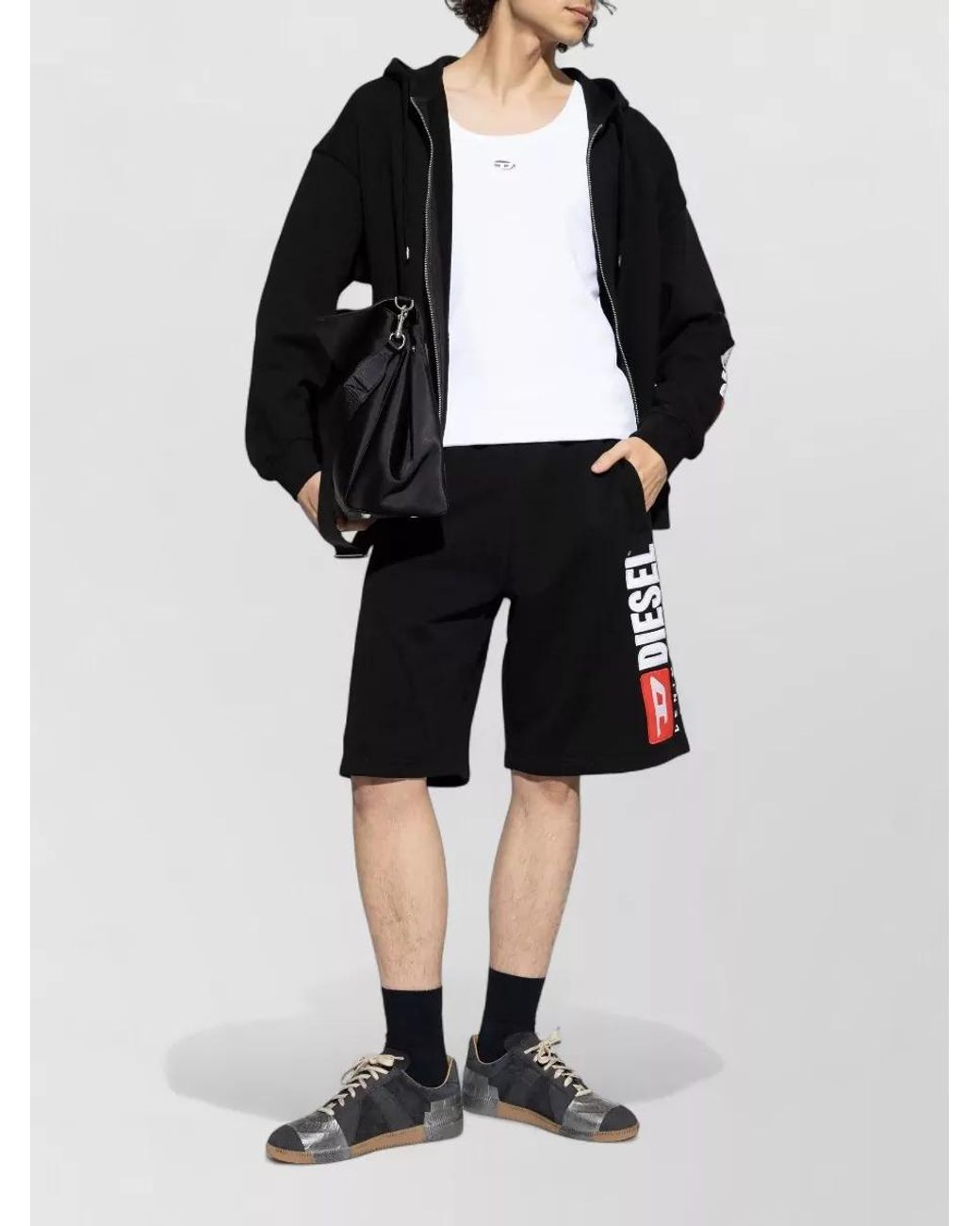 DIESEL White Slim-Fit Tank Top for men