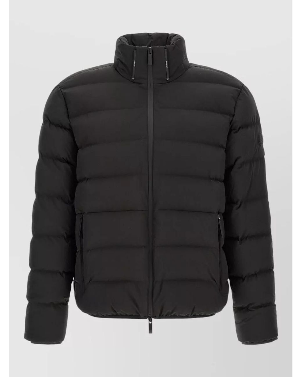 Moncler Black Down Hooded Puffer Jacket for men
