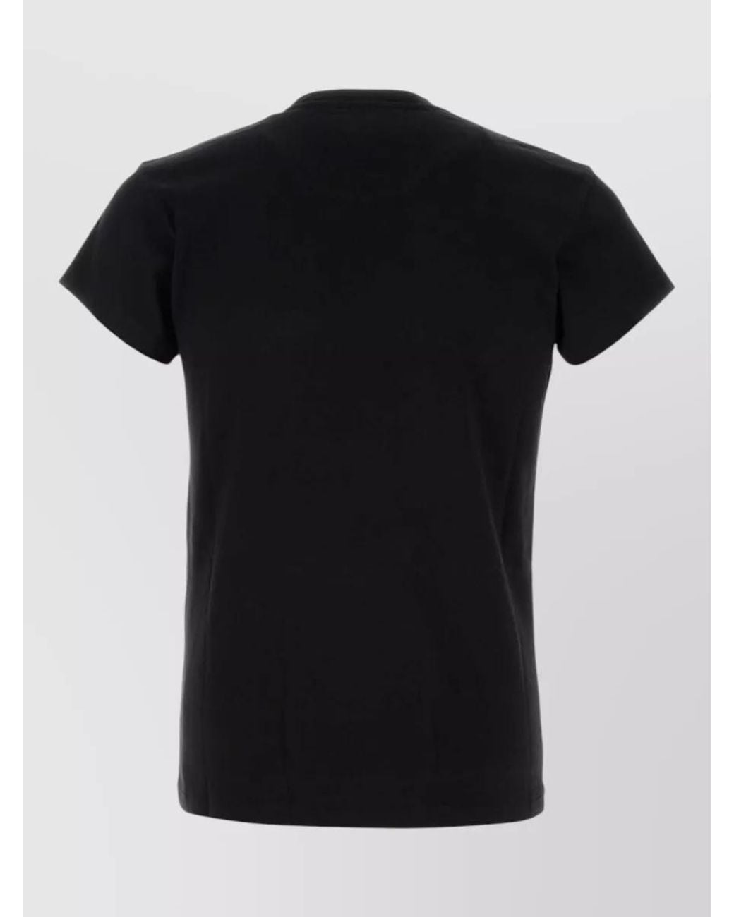 Tom Ford Black Cotton Crew-Neck Short-Sleeve T-Shirt for men