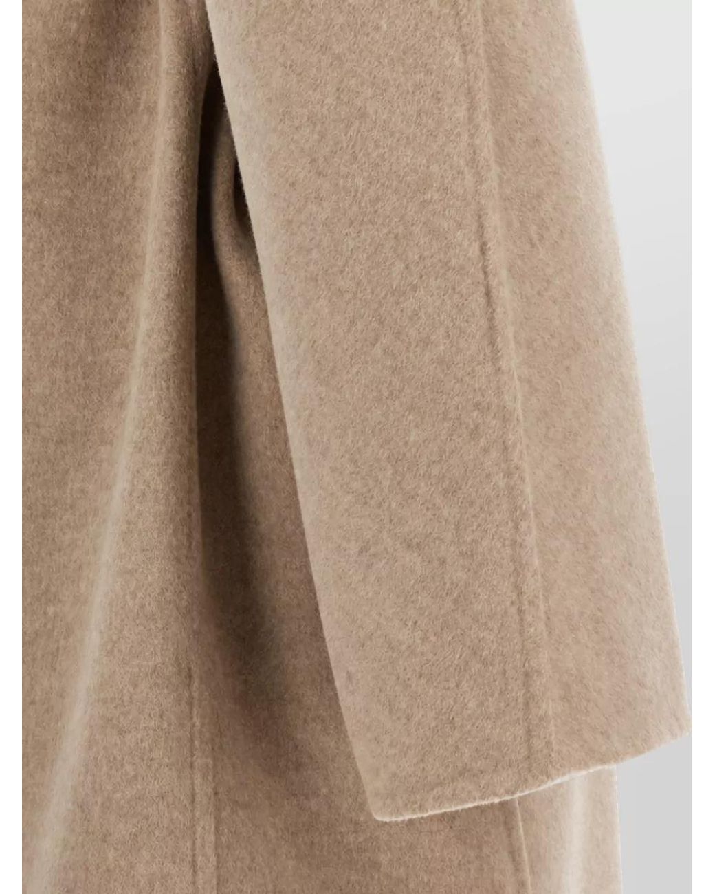 Ferragamo Natural Cashmere Virgin Wool Coat