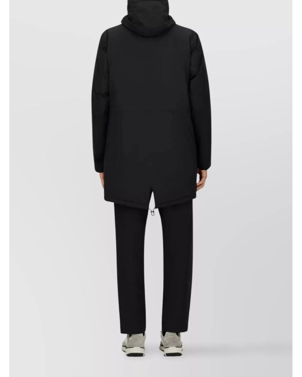 Herno Blue Down Hooded Parka for men