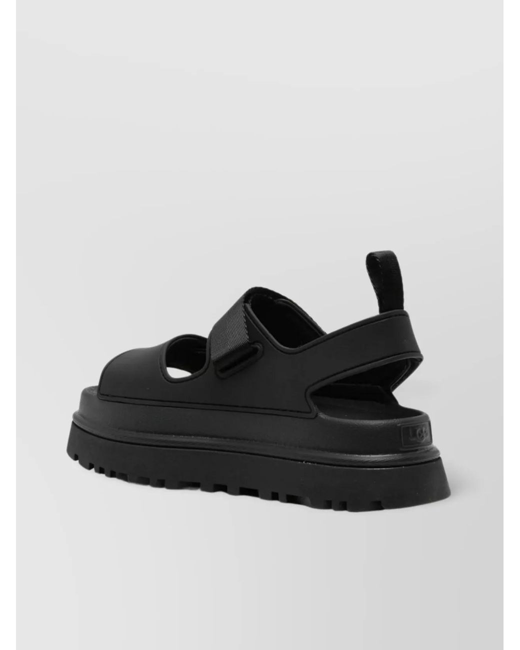 Ugg Black Goldenglow Platform Sandals