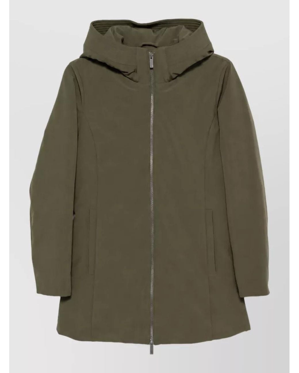 Woolrich Green Down Parka Jacket