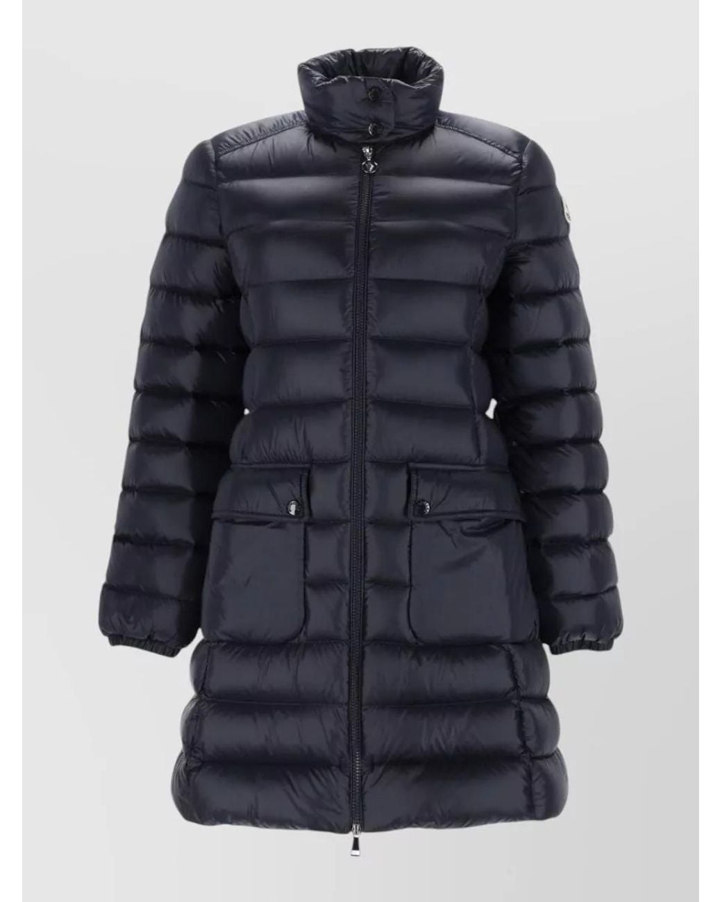Moncler Blue Long Down Coat