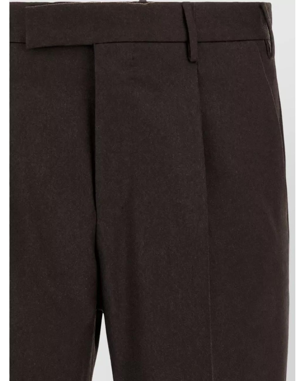 PT Torino Black Cashmere Wool Single Breasted Suit for men