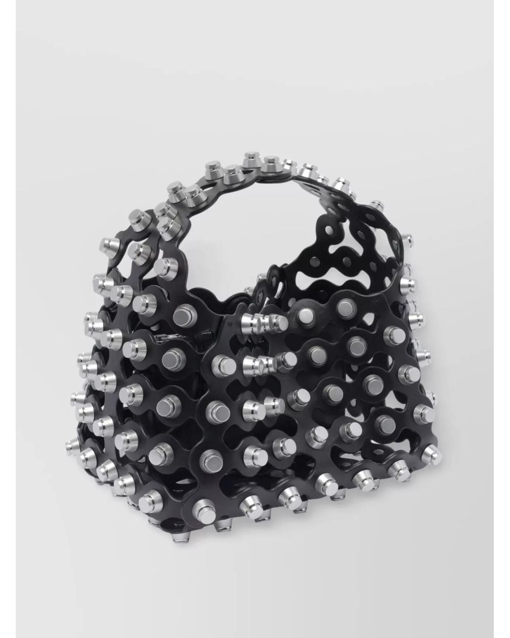 Alexander Wang Multicolor Handle Structure Studded Tote Bag