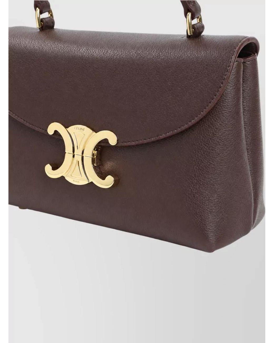 Céline Brown Leather Shoulder Bag
