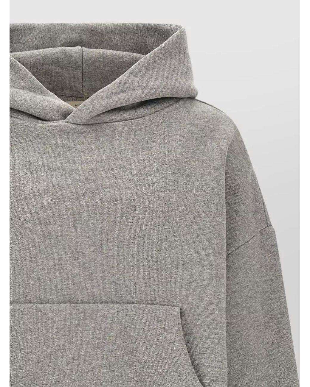 Entire studios Gray Cotton Hooded Sweatshirt