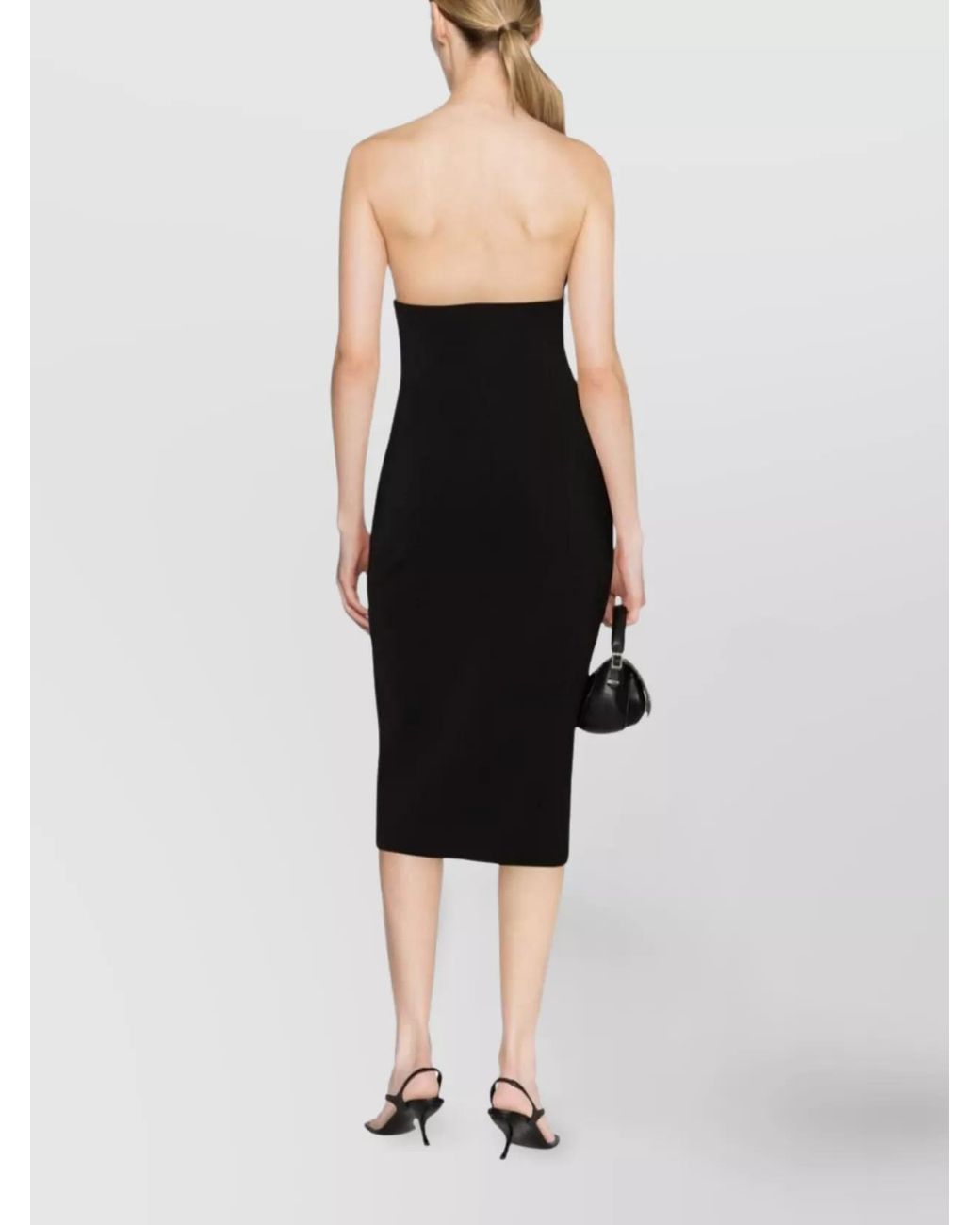 Off-White c/o Virgil Abloh Black Midi Dress