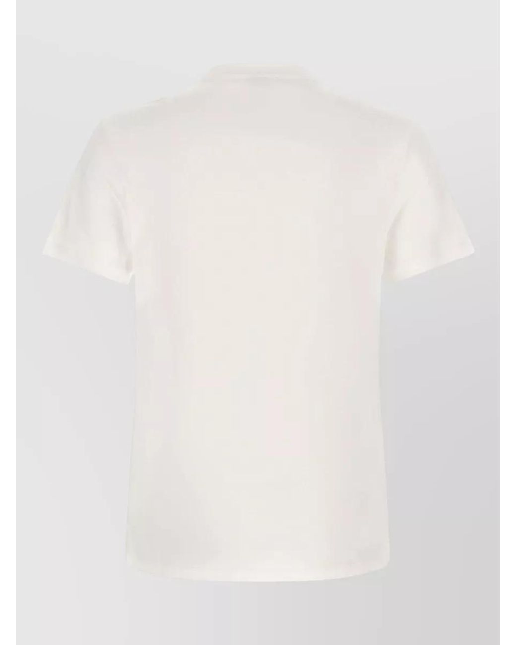 Versace White Embellished Cotton Crew-Neck T-Shirt for men