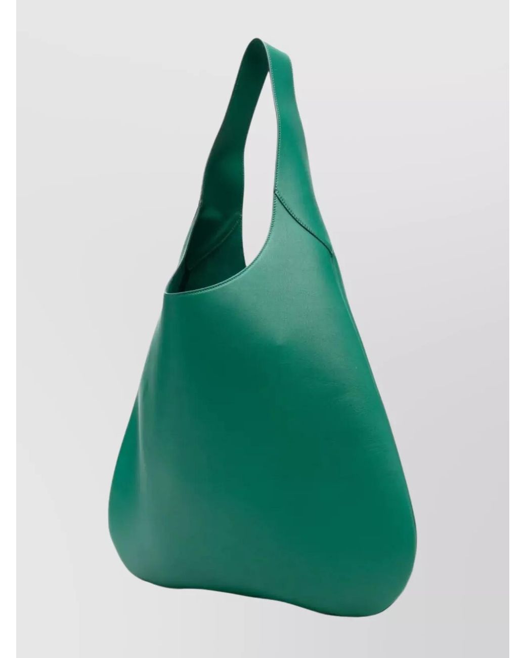 Carven Green Calf Leather Tommaso Tote Bag