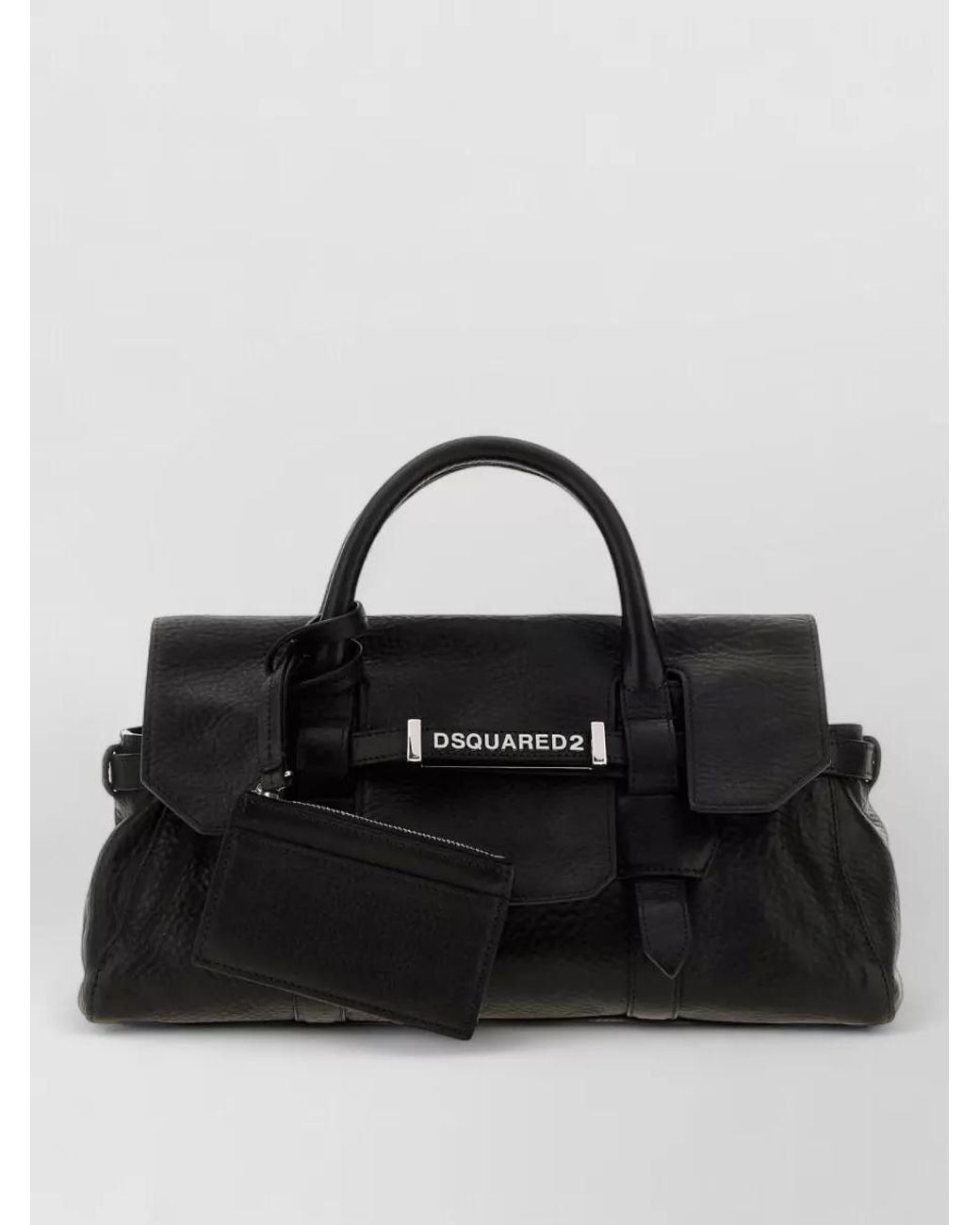 DSquared² Black Cool Girl Leather Tote Bag