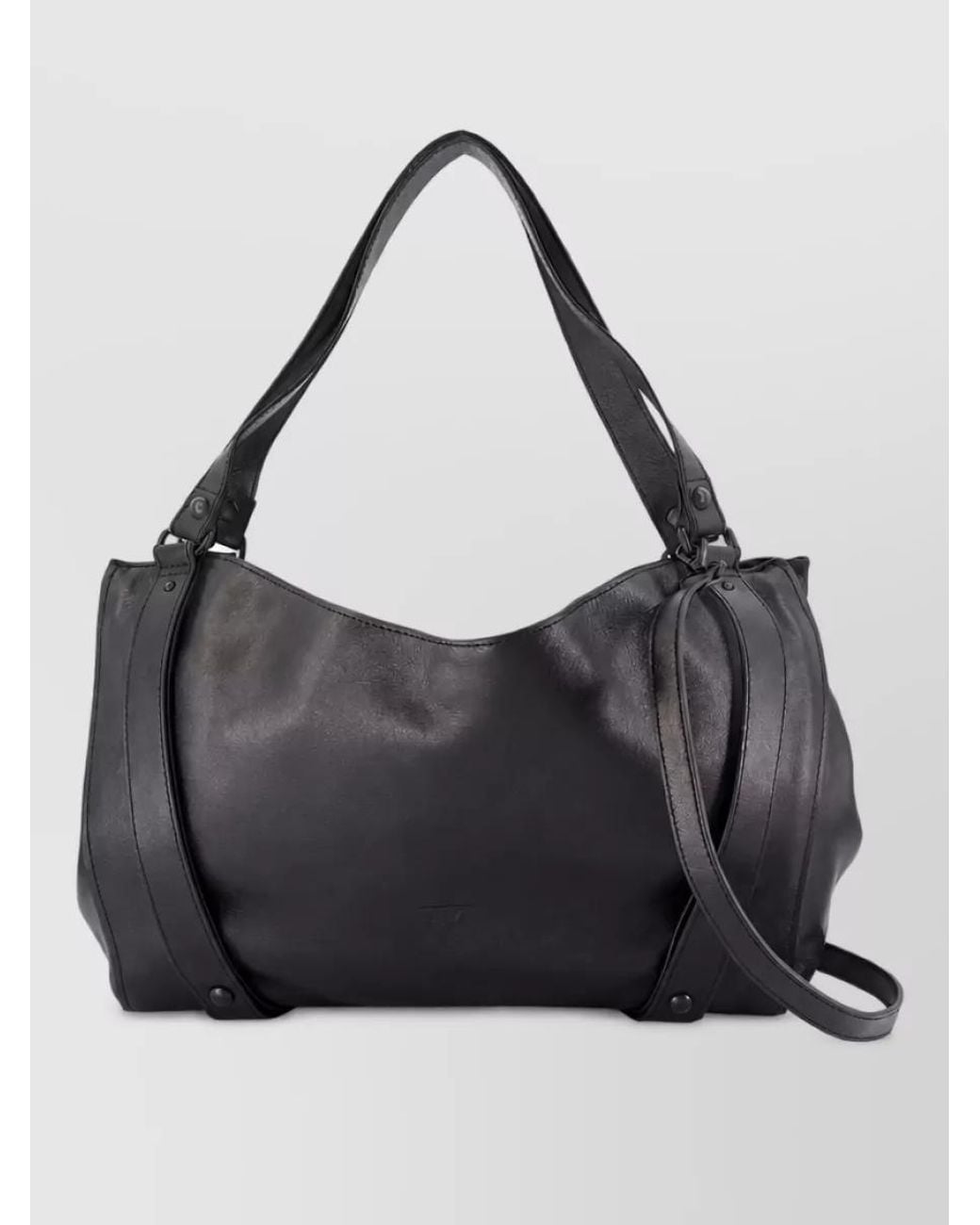 DIESEL Black Leather Shoulder Bag