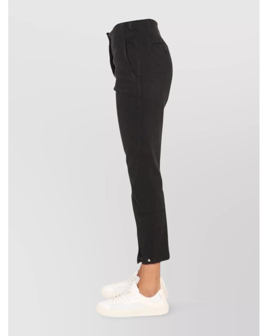 Aspesi Natural Cropped Trousers
