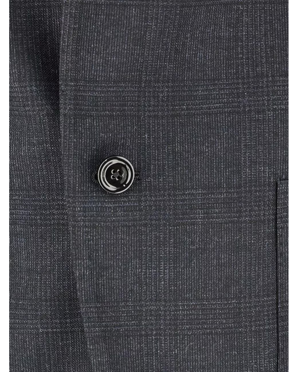 Lardini Black Single-Breasted Coat for men