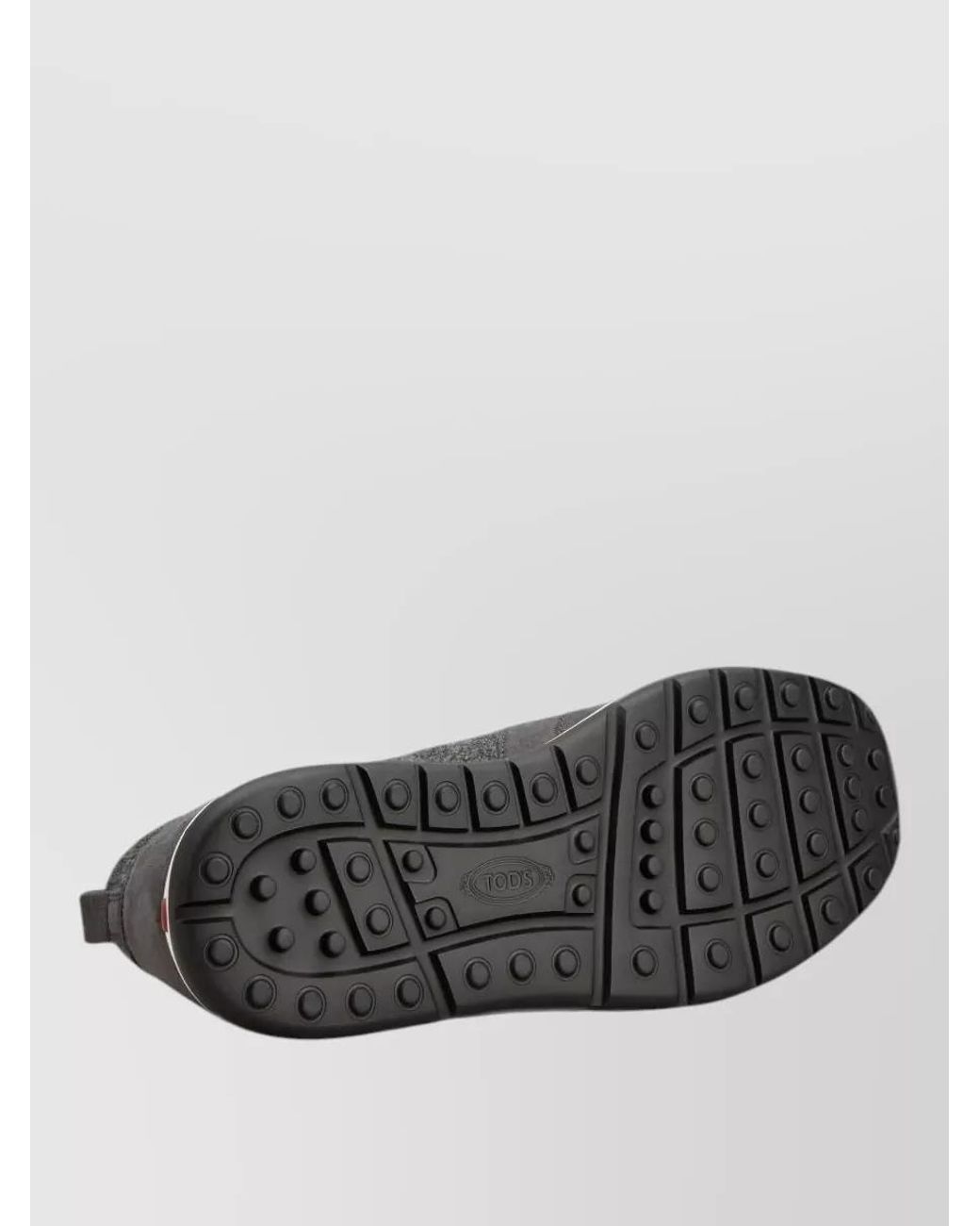 Tod's Gray Leather And Knit Low-Top Sneakers for men