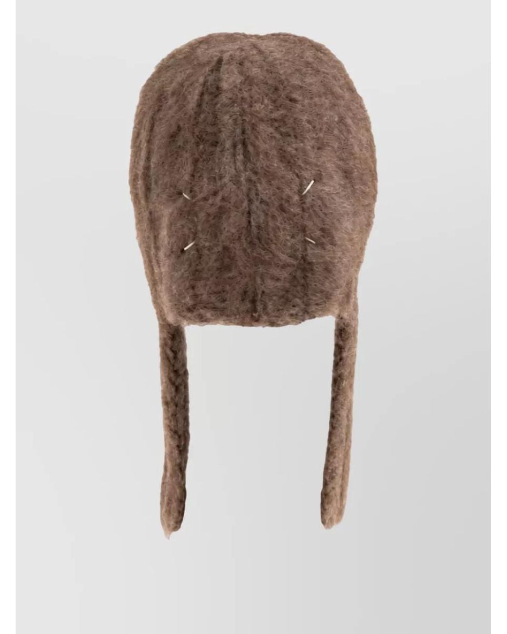 Maison Margiela Natural Wool Alpaca Beanie for men